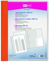 VELOFLEX Schnellhefter Schnellhefter Veloform orange DIN A4 überbreit PVC orange