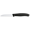 VICTORINOX Gemüsemesser Klinge: 8, 0 cm silber - schwarz glänzend,  poliert