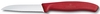 VICTORINOX Kochmesser Victor.Gemüsemesser Wellen rot Silber