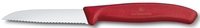 VICTORINOX Kochmesser Victor.Gemüsemesser Wellen rot Silber
