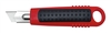WEDO Cuttermesser Safety Cutter Standard ink.2Ek 18 mm rot