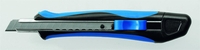 WEDO Cuttermesser Wedo Soft-Cutter 9mm 9 mm blau,  schwarz