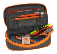 WEDO Federmäppchen neonorange/grau