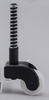 WEDO Rollen für Rollhocker Ersatzrollen F.Wedo Rollhocker Schwarz Kunststoff