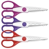WEDO Scheren Bastelscheren Set M.Bar, zieg, w 16 cm pink,  violett,  rot