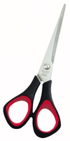 WEDO Scheren Wedo Soft-Schere 16, 0 cm 16 cm schwarz-rot