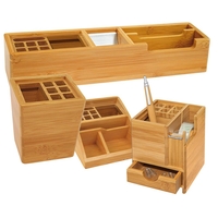 WEDO Schreibtisch-Organizer Butler lang Bambus br 31, 8 x 6, 8 x 6, 0 cm Braun