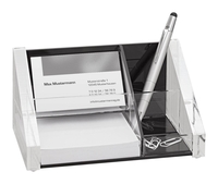 WEDO Schreibtisch-Organizer Wedo Butler Acryl Exklusiv 16, 4 x 9, 7 x 8, 9 cm glasklar