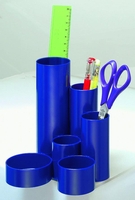 WEDO Stiftehalter Köcher Junior-Butler blau 13, 5 x 12, 0 x 14, 8 cm Blau