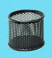 WEDO Stiftehalter-Sets Wedo Köcher Set schwarz 8, 0 / 6, 0 x 8, 0 / 6, 0 x 8, 5 / 4, 8 cm Schwarz