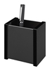 WEDO Stiftehalter Wedo Stifteköcher Black Office 6, 0 x 8, 7 x 9, 6 cm Schwarz