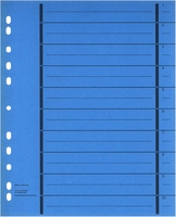 Wekre Trennblätter Trennblätter blau 50 St. 190 g/m² blau