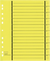 Wekre Trennblätter Trennblätter gelb 50 St. 190 g/m² gelb