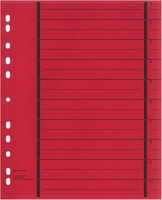 Wekre Trennblätter Trennblätter rot 50 St. 190 g/m² rot