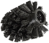 WENKO Ersatzbürstenköpfe Bürstenkopf schwarz 8, 5cm Schwarz