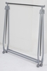 WENKO Rollgarderobe Kleiderständer klappbar chrom,  grau