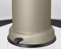 WESCO Mülleimer Big Baseboy 30 Neusilber + Däm 30, 0 l Silber