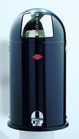 WESCO Mülleimer Kickboy schwarz 40, 0 l Schwarz