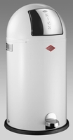 WESCO Mülleimer Kickboy weiß 40, 0 l weiß