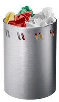 WESCO Papierkörbe Papierkorb 19l Edelstahl Matt 19, 0 l edelstahl