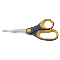 WESTCOTT Antihaftschere TITANIUM NON STICK 21, 0 cm - grau-gelb