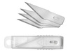 WESTCOTT Cuttermesser-Klingen Ersatzklingen,  10 St. 47 mm silber