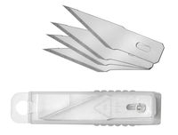 WESTCOTT Cuttermesser-Klingen Ersatzklingen,  10 St. 47 mm silber
