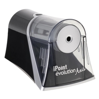 WESTCOTT elektrischer Anspitzer Schwarz (schwarz/silber)