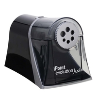 WESTCOTT elektrischer Anspitzer Schwarz (schwarz/silber)