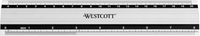 WESTCOTT Lineale Westcott Alu-Lineal,  20 cm 20 cm silber