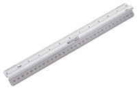 WESTCOTT Lineale Westcott Alu-Lineal,  30 cm 30 cm silber