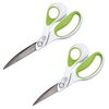 WESTCOTT Scheren Westcott CARBO Schere 23, 8cm 23.8 cm lichtgrau-grün