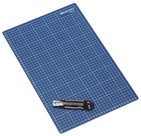 WESTCOTT Schneidematte Westcott Schneidematte A3 3 mm 45, 0 x 30, 0 cm blau