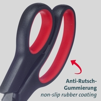 WESTMARK Scheren Westmark Papierschere 25 cm 25 cm schwarz-rot