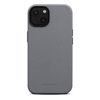 Woolnut Ledercase für iPhone 14,  grau