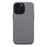 Woolnut Ledercase für iPhone 14 Pro Max,  grau