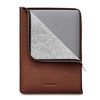Woolnut Lederhülle für MacBook Pro 16",  braun