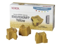 Xerox Original Druckerpatrone 3er Pack gelb 3.400 Seiten für Phaser 8560 (108R00725)