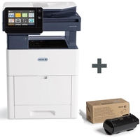 Xerox VersaLink C505X Farblaser-Multifunktionsgerät + Original Hochleistungs-Toner schwarz für bis zu 12.100 Seiten
