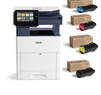 Xerox VersaLink C605XL Farblaser-Multifunktionsgerät + 1 Set Original Xerox Toner