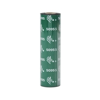 Zebra Thermotransfer Farrbband 5096 Harz - 110 mm x 74m 12er Pack - passend für Zebra Desktopdrucker