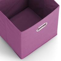 Zeller Aufbewahrungsboxen Aufbewahrungsbox Vlies lila 30, 0 l - 32, 0 x 32, 0 x 32, 0 cm lila
