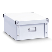 Zeller Aufbewahrungsboxen Aufbewahrungsbox weiß,  klein 9, 6 l - 26, 0 x 31, 0 x 14, 0 cm weiß