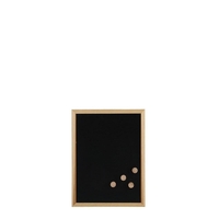 Zeller Kreidetafeln Zeller Kreide/Magnettaf 30x40 40 x 30 cm Kunststoff,  beschichtet Schwarz