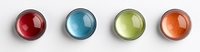 Zeller Magnete Magnet-Set color 4-tlg. 2, 5cm farbsortiert