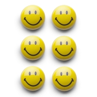 Zeller Magnete Magnet-Set Smiley 6tlg. 3cm Motiv