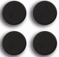 Zeller Magnete Magnete schwarz 4St. Schwarz