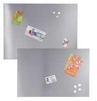 Zeller Magnettafeln Edelstahl-Magnettafel 40x60cm 40, 0 x 60, 0 cm silber
