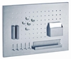 Zeller Magnettafeln Memoboard m.Utensilien 50x35cm 50, 0 x 35, 0 cm silber