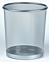 Zeller Papierkörbe Meshline Papierkorb 12l Alu 12, 0 l alu